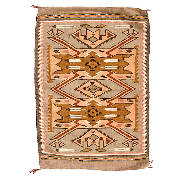 Fannie Mann Navajo Chinle Weaving 16072f