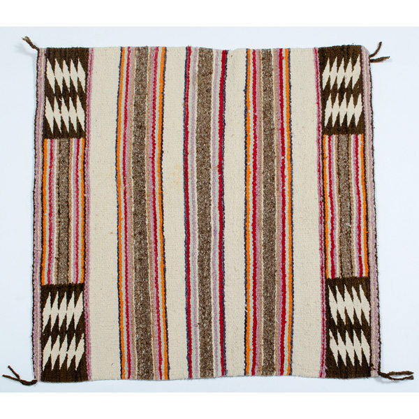 Navajo Saddle Blanket woven using colors