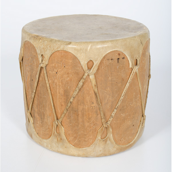 Pueblo Drum cottonwood with hide