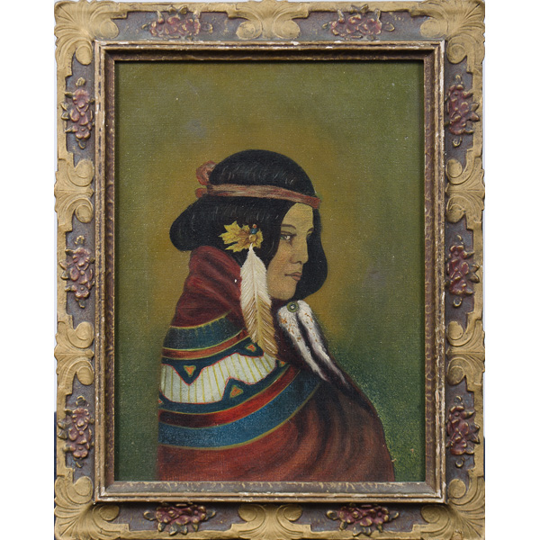 Portrait of a Native American Girl 16075c