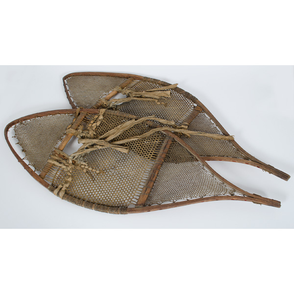 Northeastern Wooden Snowshoes bentwood