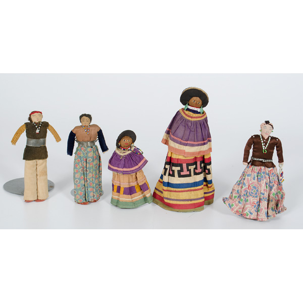Seminole and Navajo Dolls lot of 160785