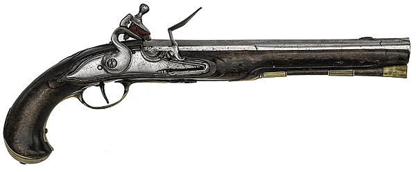 Early Flintlock Trade Pistol .65