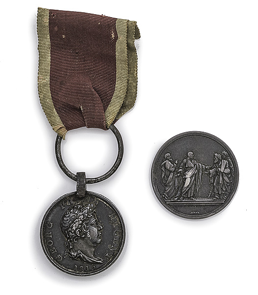 German Hanovarian Waterloo Medal 1607bd