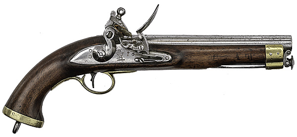 European Military Flintlock Pistol