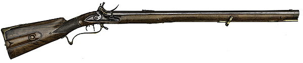 German Flintlock Rifle Ca 1770s 1607e1