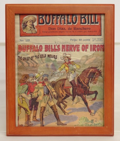 Continental Buffalo Bill program (framed