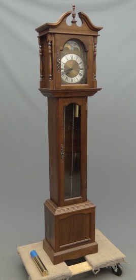 Contemporary tall case clock. Model