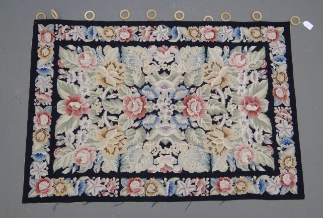 Aubusson wall hanging. 69'' W 46''