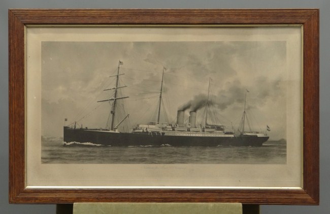 Early ship print ''Norddeutscher