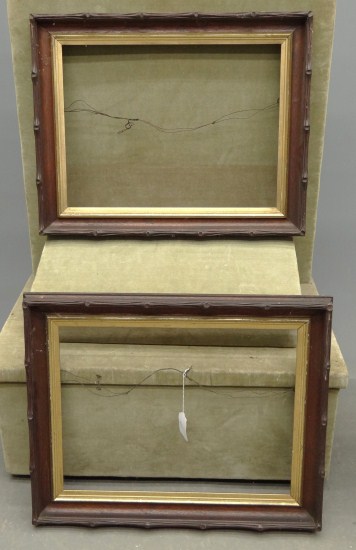 Pair Victorian cottage frames.