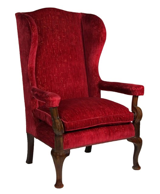 A Louis XIV style walnut wing armchair 163380