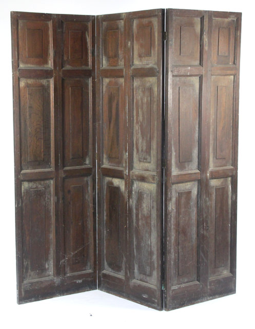 A four fold panelled screen 180 25cm 1633cd
