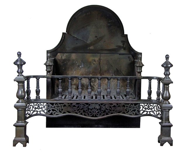 A George III style fire grate with