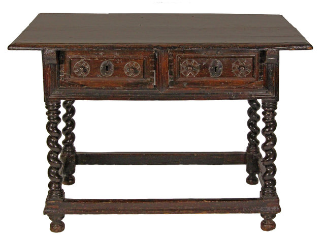 A 17th Century Spanish oak side 1633df