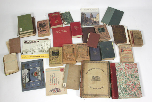 A quantity of books of Cheltenham