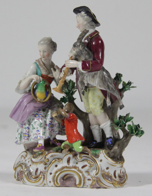 A 19th Century Meissen figure group