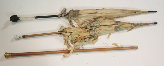 A malacca cane by Swaine London