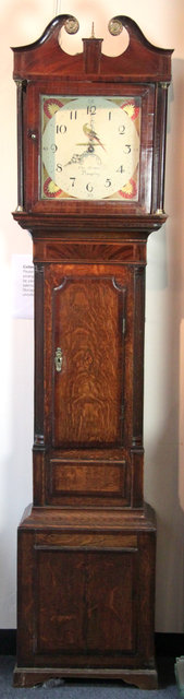 A thirty-hour oak longcase clock