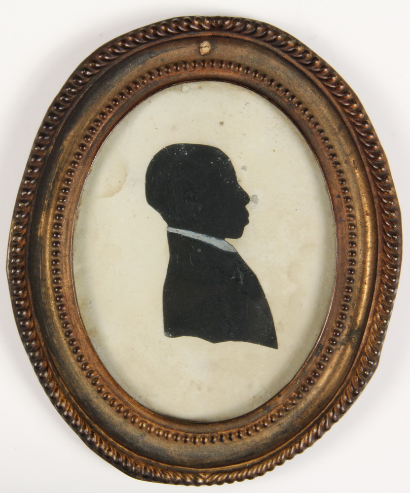 SILHOUETTE circa 1790 of an African 1634eb