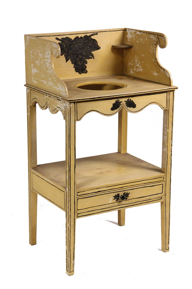 PAINTED WASHSTAND Federal Period 1634f5