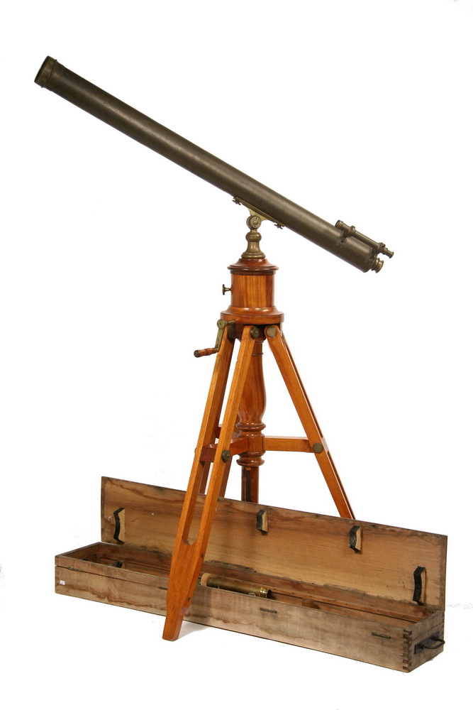 TELESCOPE & TRIPOD - Ca 1870 Bardou