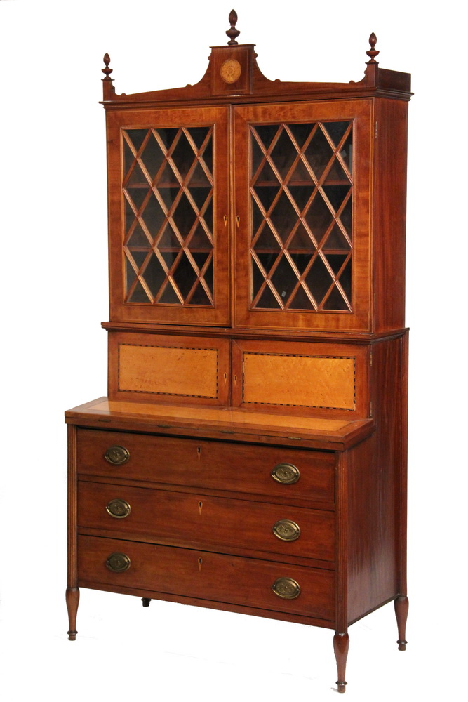 SECRETARY - New England Two-Part Bookcase