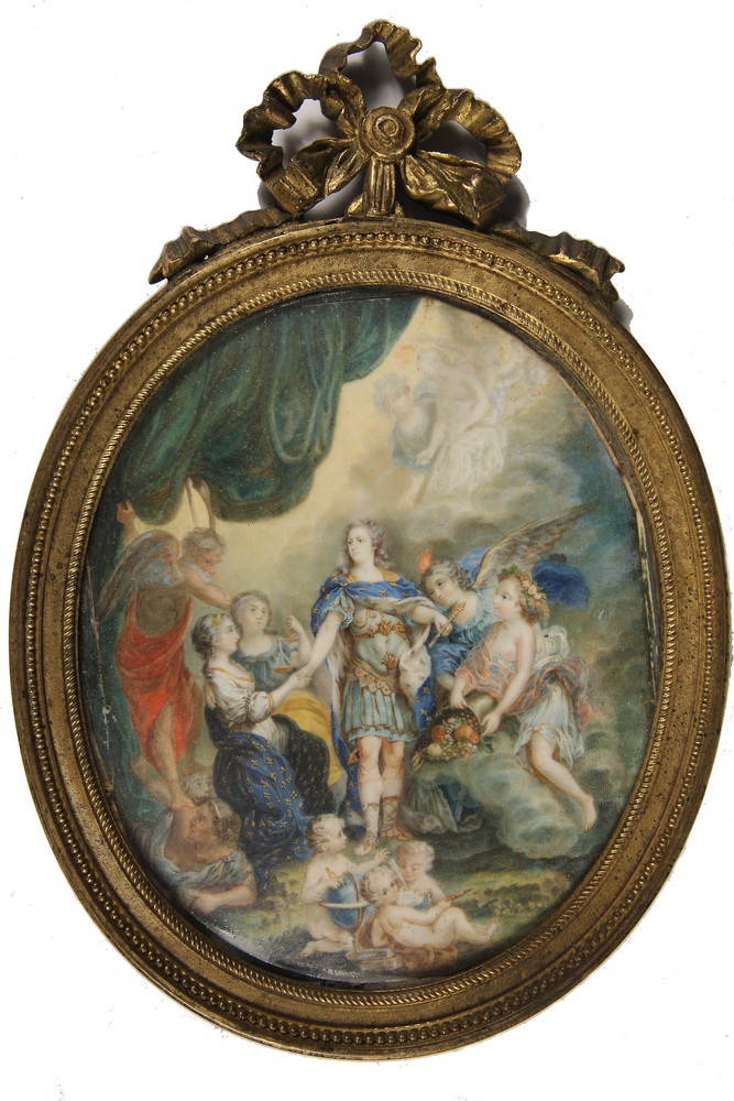 MINATURE PAINTING Oil on Ivory 163568