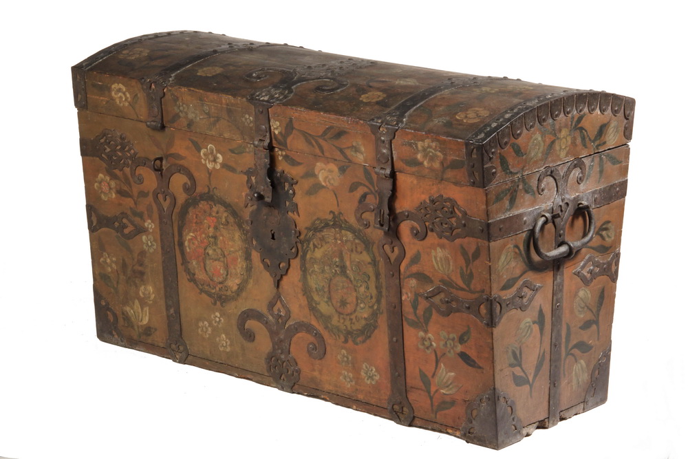 BRIDAL CHEST - 18th c Scandinavian