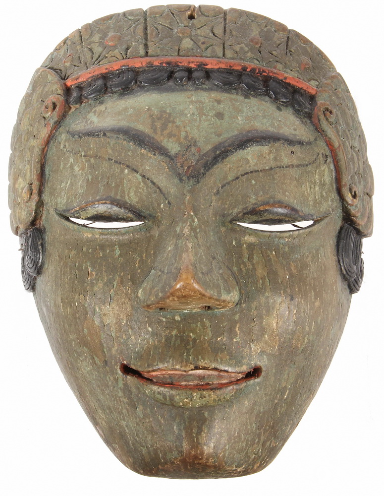 JAVANESE MASK an early authentic 16359b