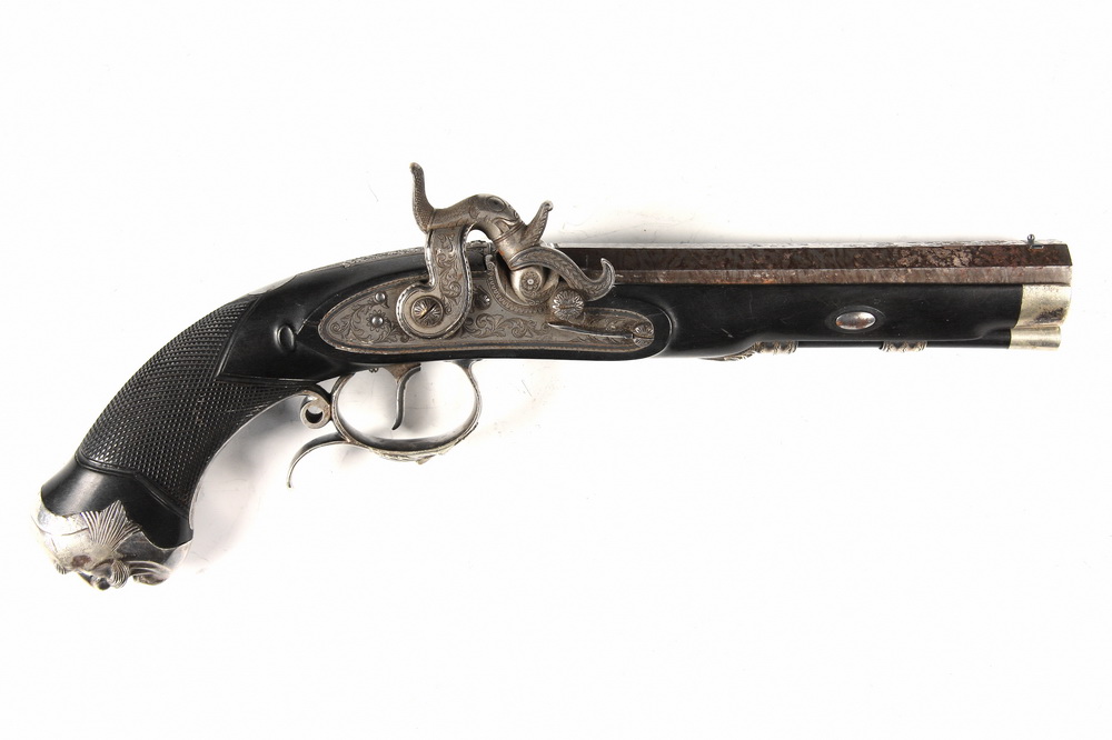 GENTLEMAN'S PISTOL - 19th c. percussion