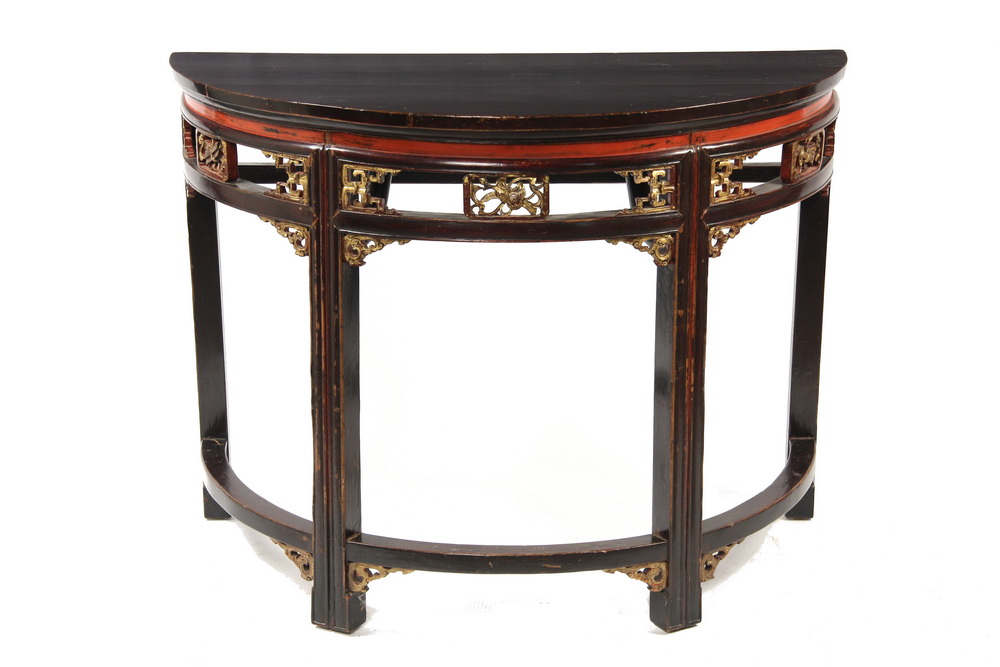 CHINESE DEMILUNE TABLE Chinese 16364f