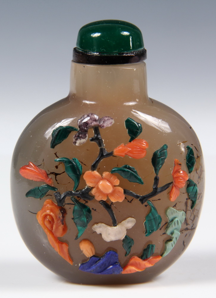 CHINESE SNUFF BOTTLE Agate Snuff 16364d