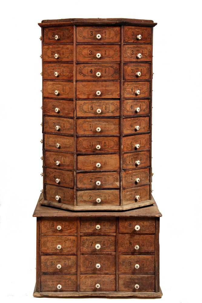 HARDWARE STORE CABINET Late 19th 163722
