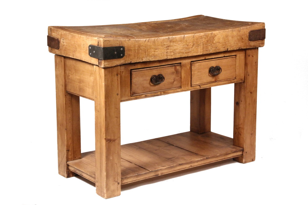 BUTCHER S WORK TABLE Exceptional 16371e