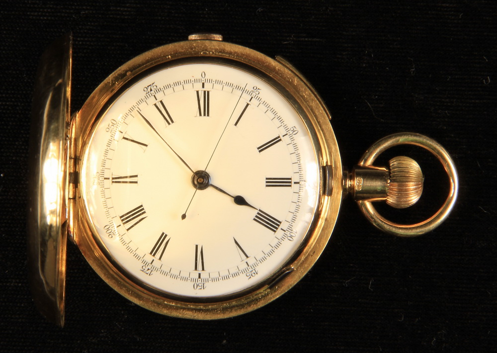 POCKET WATCH - Man's 18K hunter