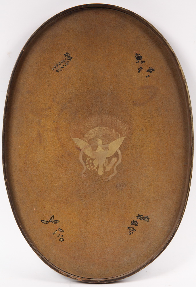 JAPANESE LACQUER TRAY Edo period 16379d
