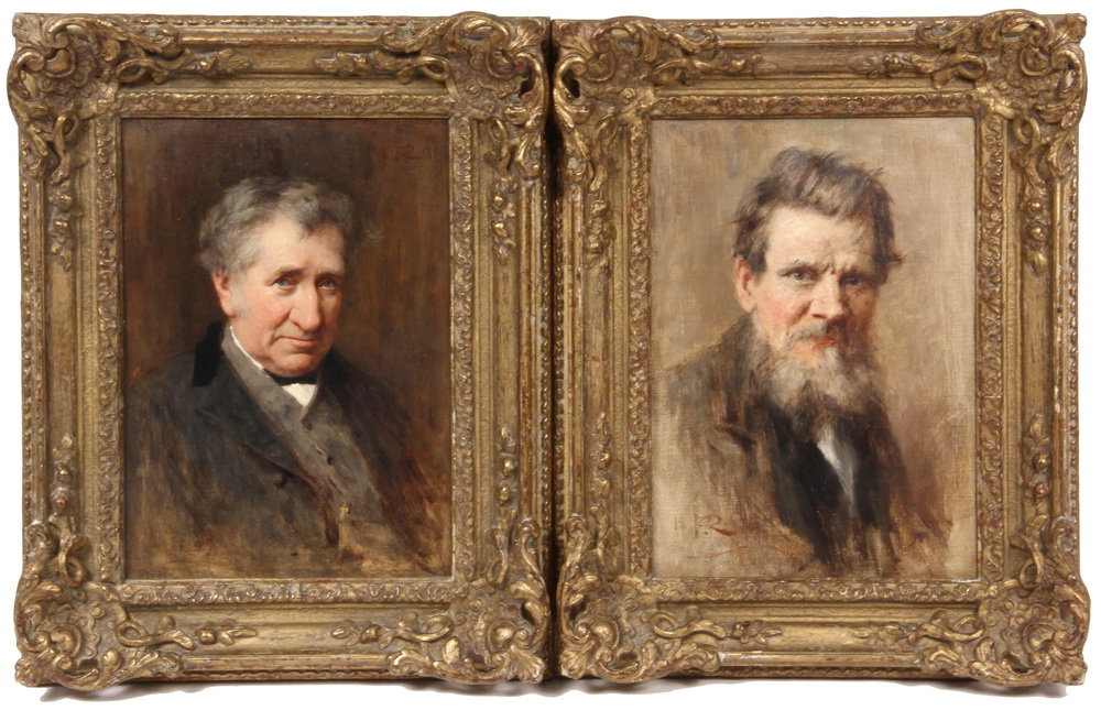 PAIR OOC'S - Portraits of Two Men