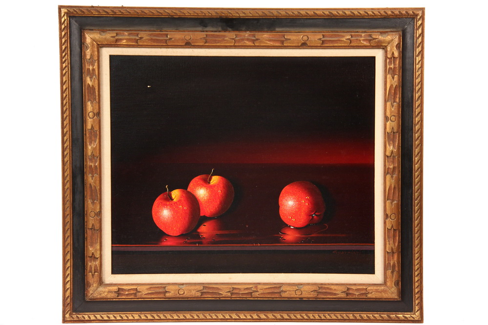 OOC Still Life of Three Apples 16383b