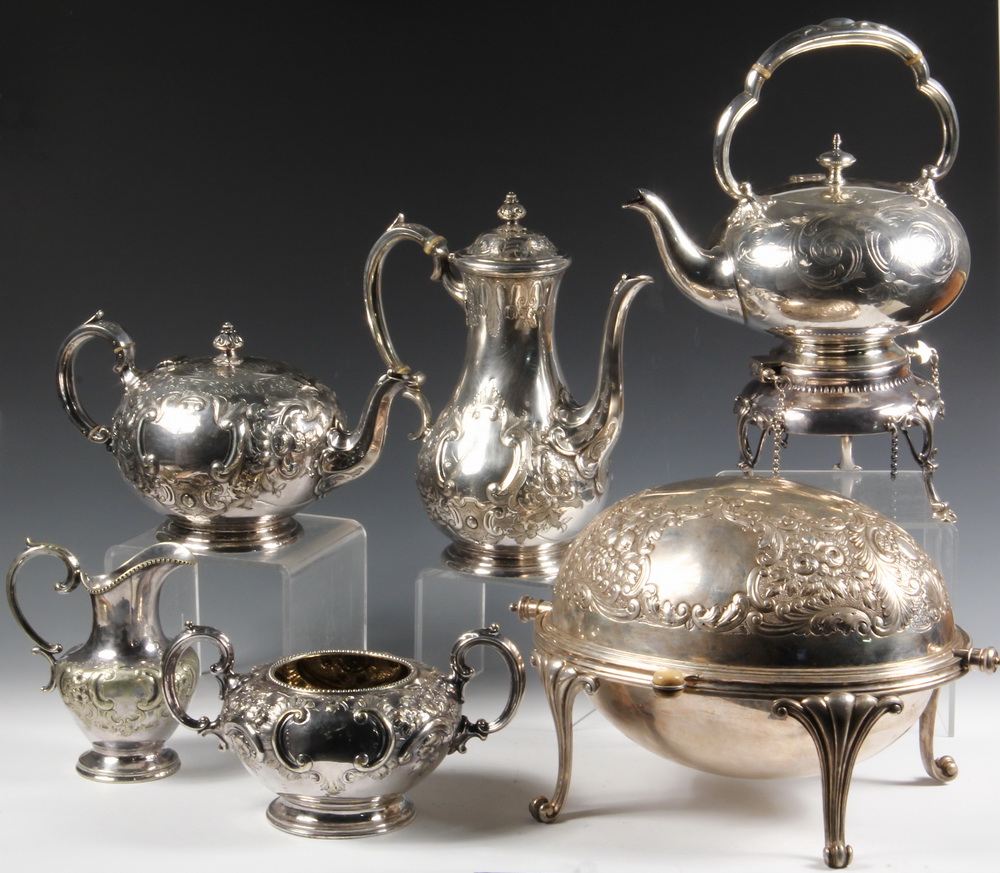  8 PCS FANCY SILVERPLATE Including  163888