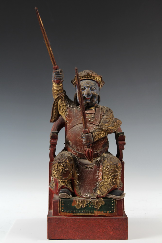 CHINESE ALTAR FIGURE Early Chinese 163d25