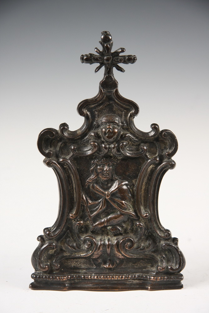 BRONZE ALTAR PLAQUE - Italian Cast