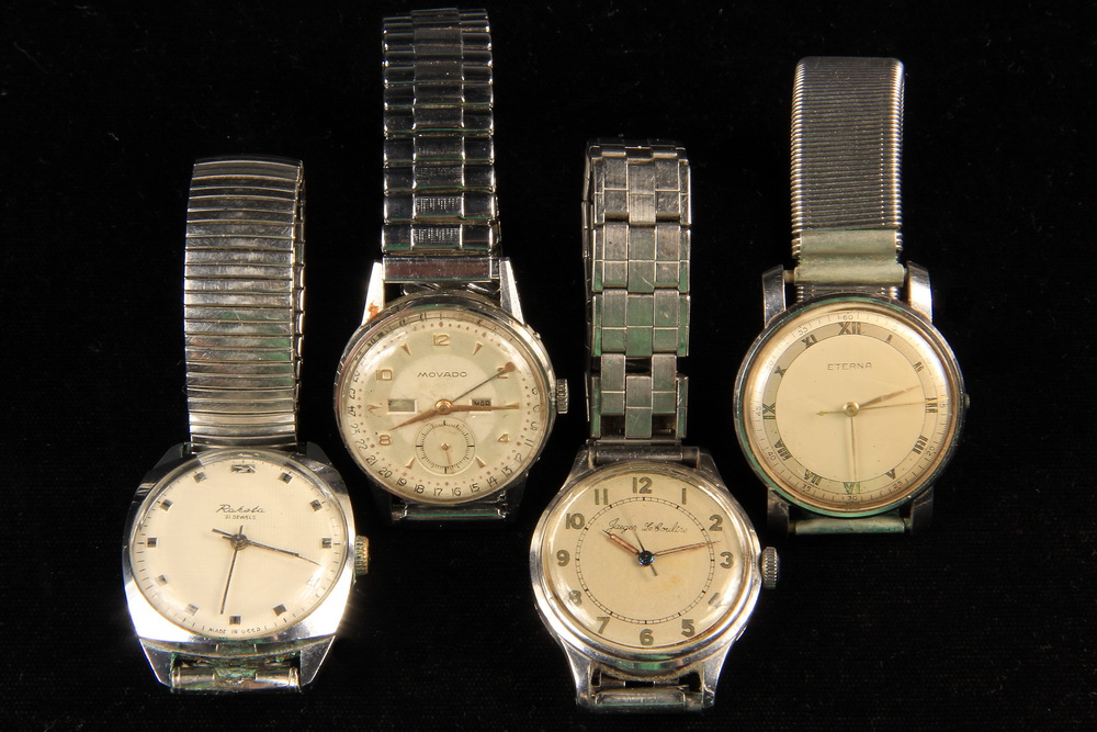 WATCH LOT - 4 men's stainless steel