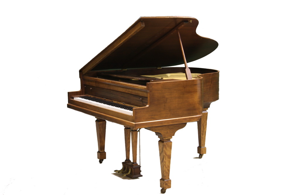 PIANO - Baby Grand Piano in mahogany