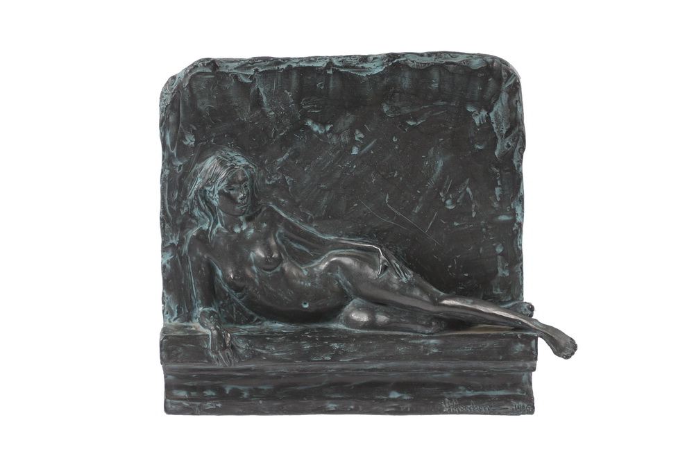 BRONZE BAS RELIEF - Friday by Glenna