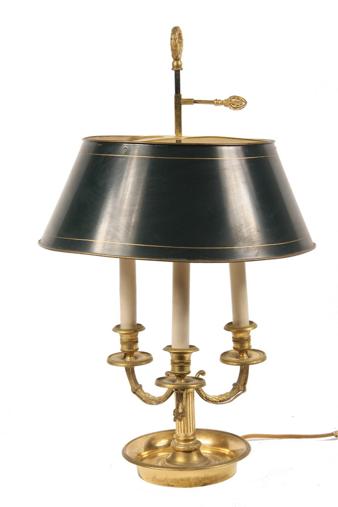 BOUILLOTTE LAMP Gilt Brass Bouillotte 163f3b