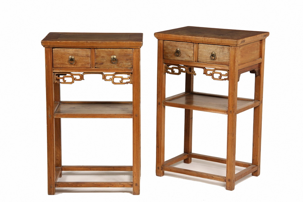 PAIR CHINESE STANDS Pair of 19th 163f49