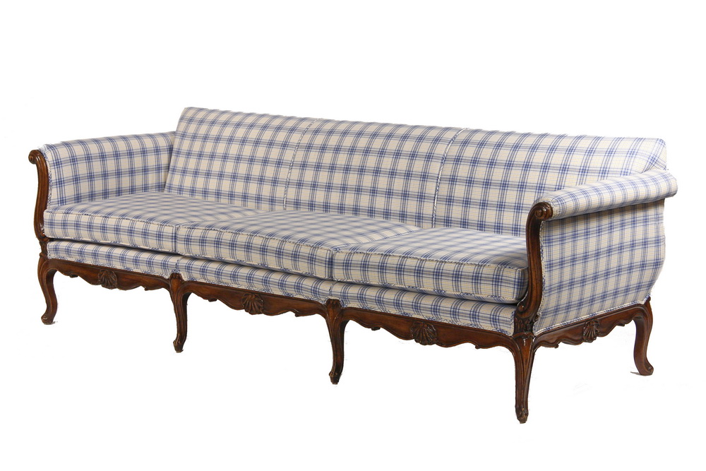 LONG UPHOLSTERED SOFA - French