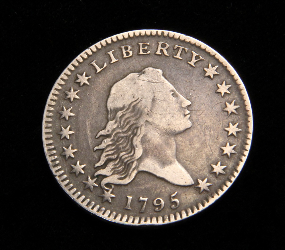 COIN - 1795 Flowing Hair half dollar