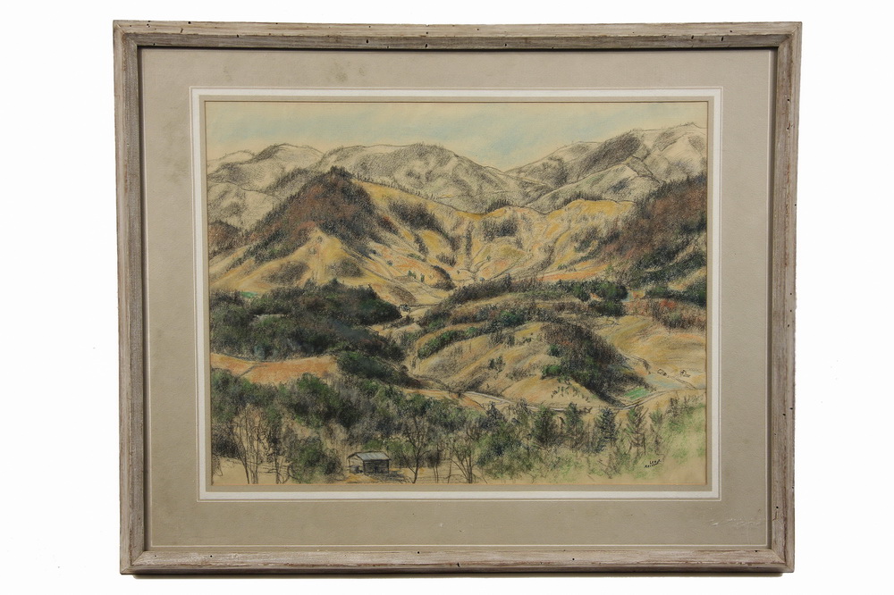 PASTEL ON PAPER Smoky Mountains  16400e